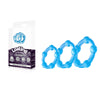 Lasting Love Ring 3 Piece Set - Blue - Blue Beaded Cock Rings - Set of 3 Sizes-FKR001A000-044