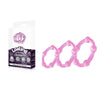 Lasting Love Ring 3 Piece Set - Pink - Pink Beaded Cock Rings - Set of 3 Sizes-FKR001A000-047