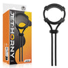 Jet Horny - Black Adjustable Cock Lasso Ring - FNR011A000-010