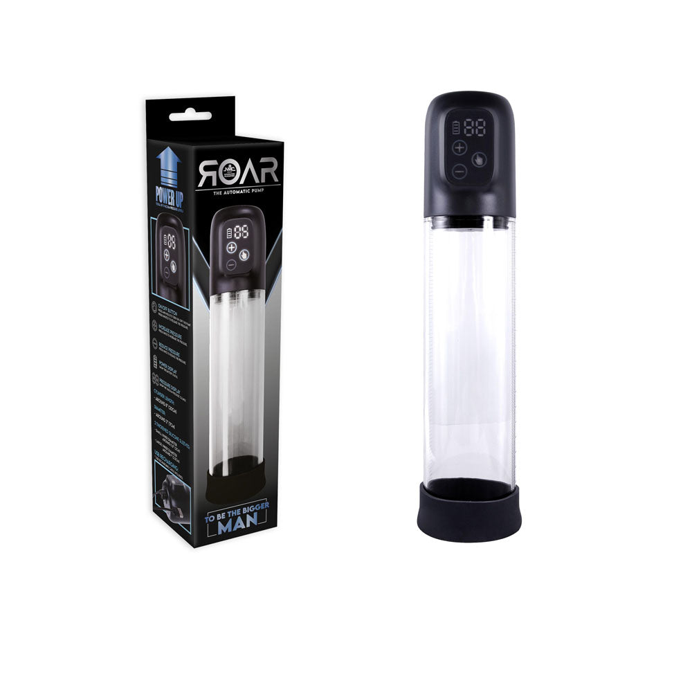 Roar - Clear 20 cm USB Rechargeable Penis Pump-FPBQ016A00-010