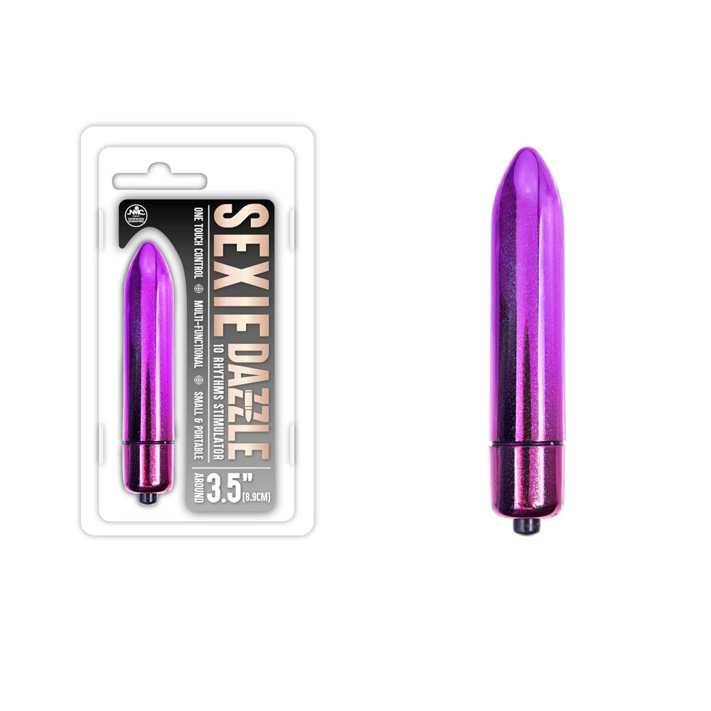 Sexie Dazzle - Metallic Purple 8.9 cm Bullet-FVQ001A000-102