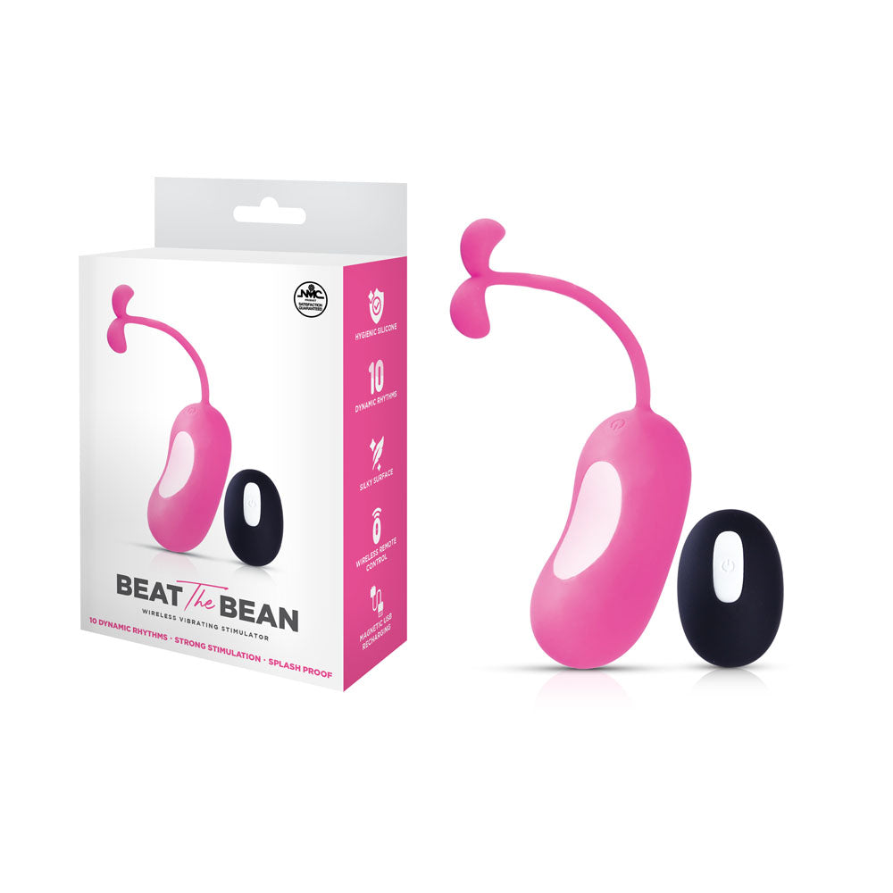 Beat The Bean - Pink USB Rechargeable Vibrating Egg with Wireless Remote-FVRQ019A00-027