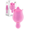 Adam & Eve EVES RAVISHING CLIT FLICKING ROSE - Pink USB Rechargeable Rose Flicking Stimulator-G633 6200