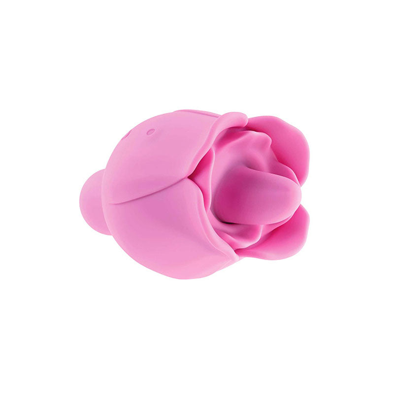 Adam & Eve EVES RAVISHING CLIT FLICKING ROSE - Pink USB Rechargeable Rose Flicking Stimulator-G633 6200