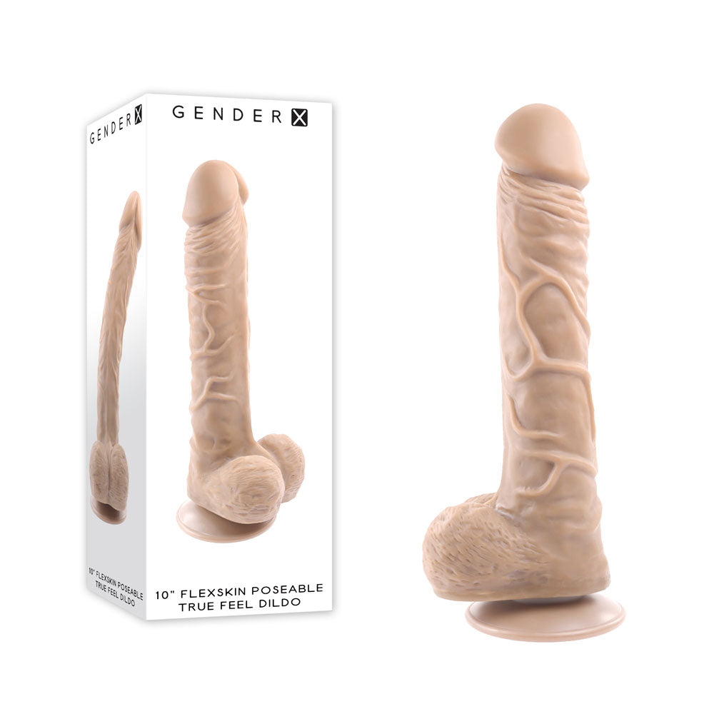 Gender X 10 FLEXSKIN POSEABLE TRUE FEEL - Light - Flesh 29.2 cm Poseable Dong-GX-DD-3724-2