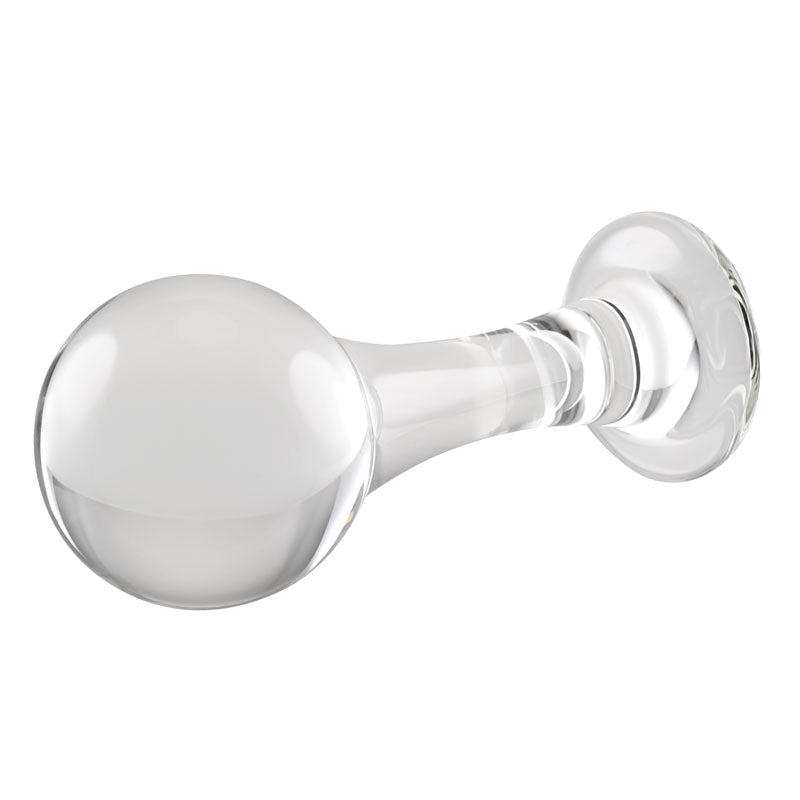 Gender X THE BALLER - Clear Glass 11 cm Anal Plug-GX-GL-1041-2