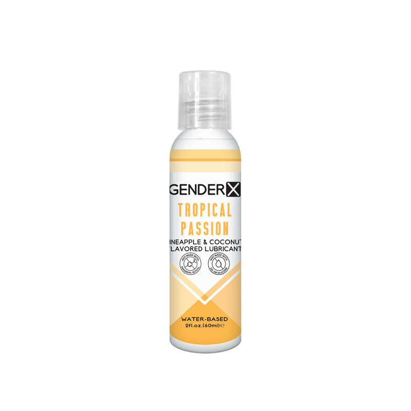 Gender X TROPICAL PASSION Flavoured Lube - 60 ml - Pineapple & Coconut Flavoured Water Based Lubricant - 60 ml Bottle-GX-LQ-1867-2