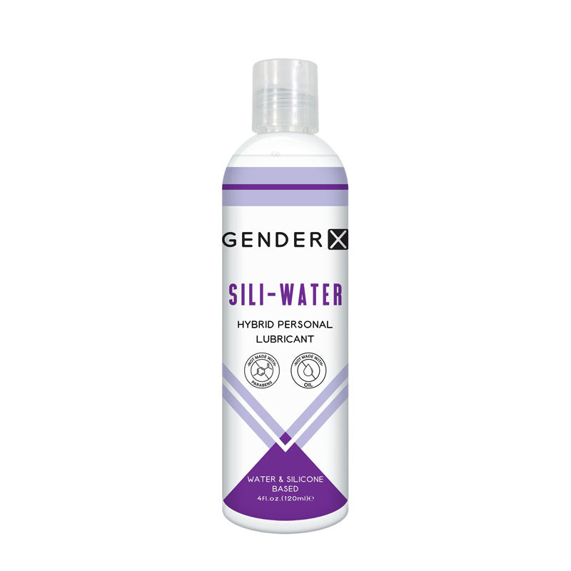 Gender X SILI-WATER - 120 ml - Hybrid Lubricant - 120 ml Bottle-GX-LQ-1966-2