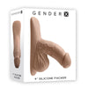 Gender X 4 SILICONE PACKER MEDIUM - Tan 10 cm Packer-GX-PK-2529-2