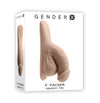 Gender X 4 PACKER - Light - Flesh 10 cm Packer-GX-PK-2536-2