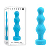 Gender X PLUGGED UP - Blue 13.6 cm USB Rechargeable Butt Plug-GX-RS-3151-2