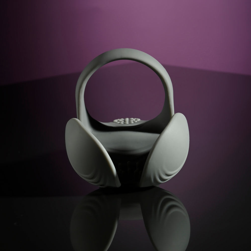 Gender X UNDERCARRIAGE - Grey USB Rechargeable Vibrating Ring-GX-RS-3168-2