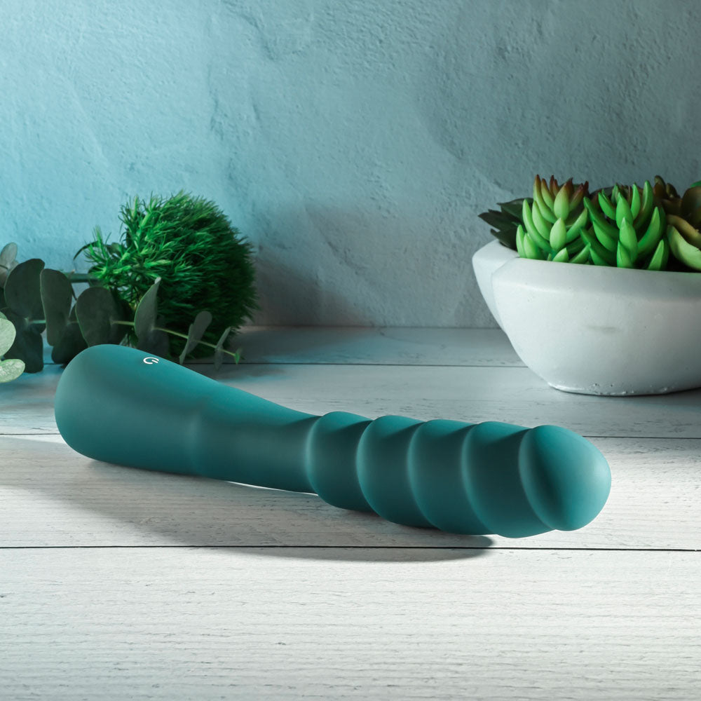 Gender X SCORPION - Green 21.2 cm USB Rechargeable Vibrator-GX-RS-3793-2