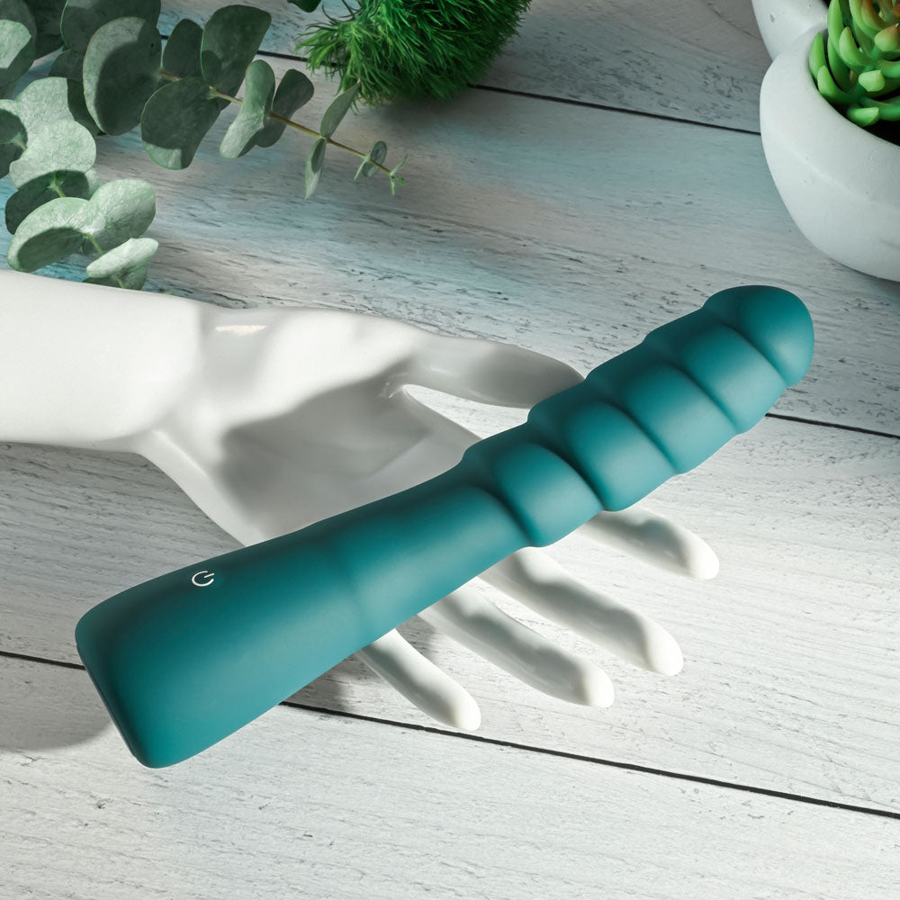 Gender X SCORPION - Green 21.2 cm USB Rechargeable Vibrator-GX-RS-3793-2