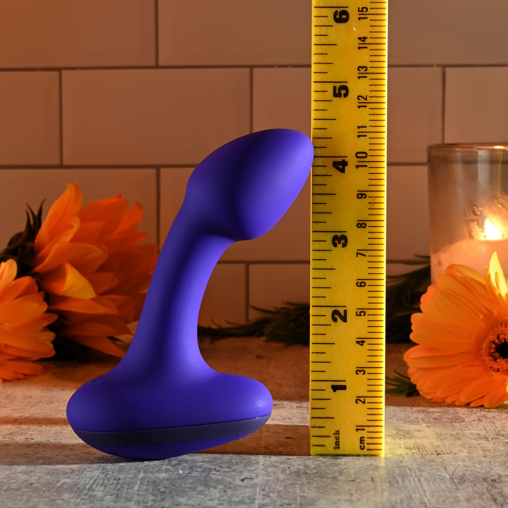 Gender X ANYBODYS PLUG - Blue 11.4 cm USB Rechargeable Vibrating Butt Plug-GX-RS-3861-2