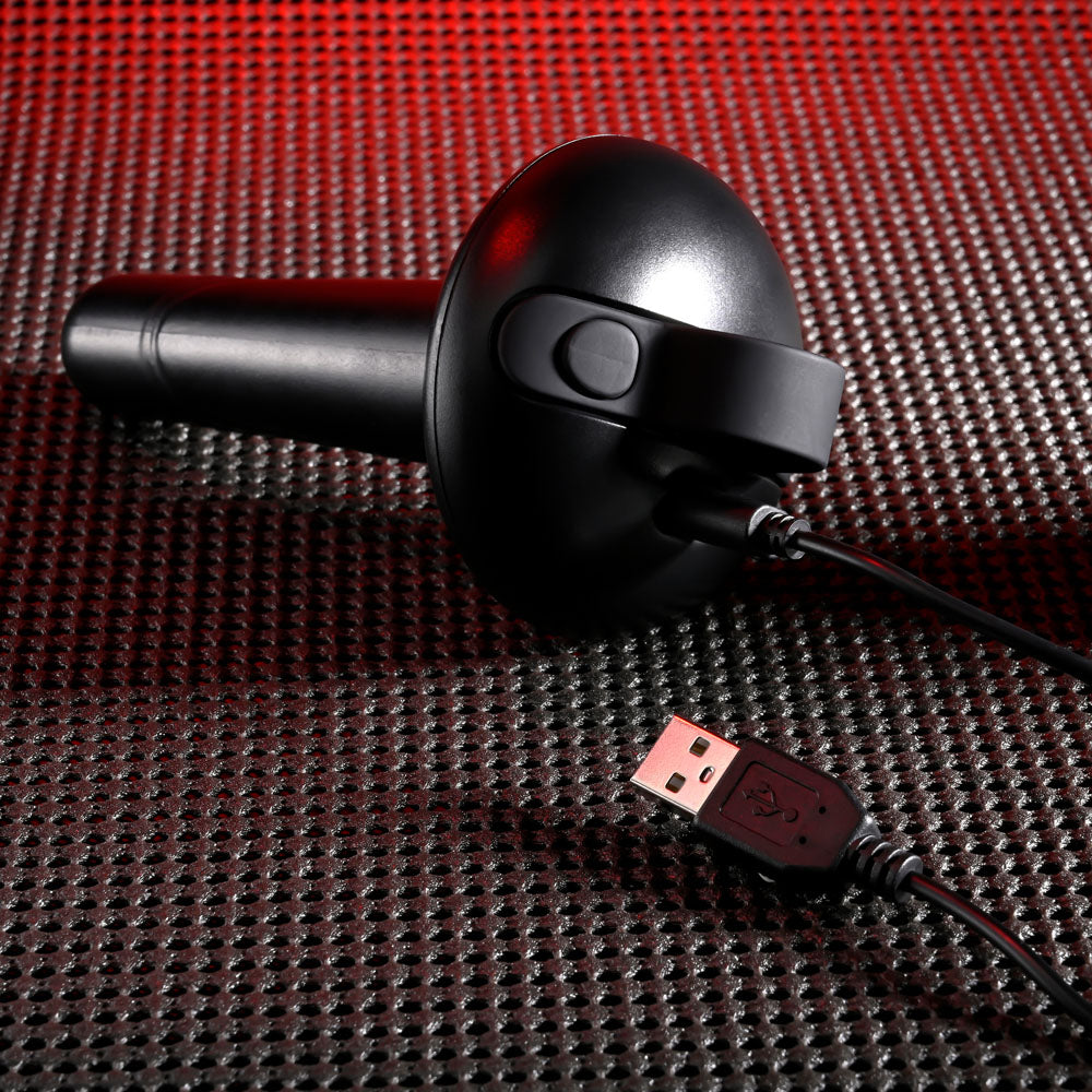 Gender X ECHO - Black 15.3 cm USB Rechargeable Butt Plug-GX-RS-3939-2