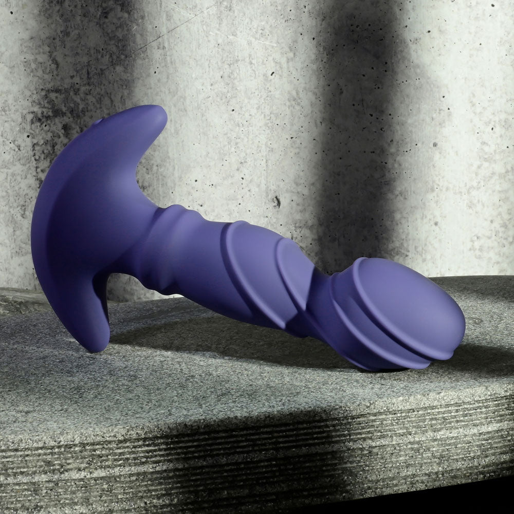 Gender X RING IT - Purple 16.5 cm USB Rechargeable Vibrator with Wireless Remote-GX-RS-4769-2