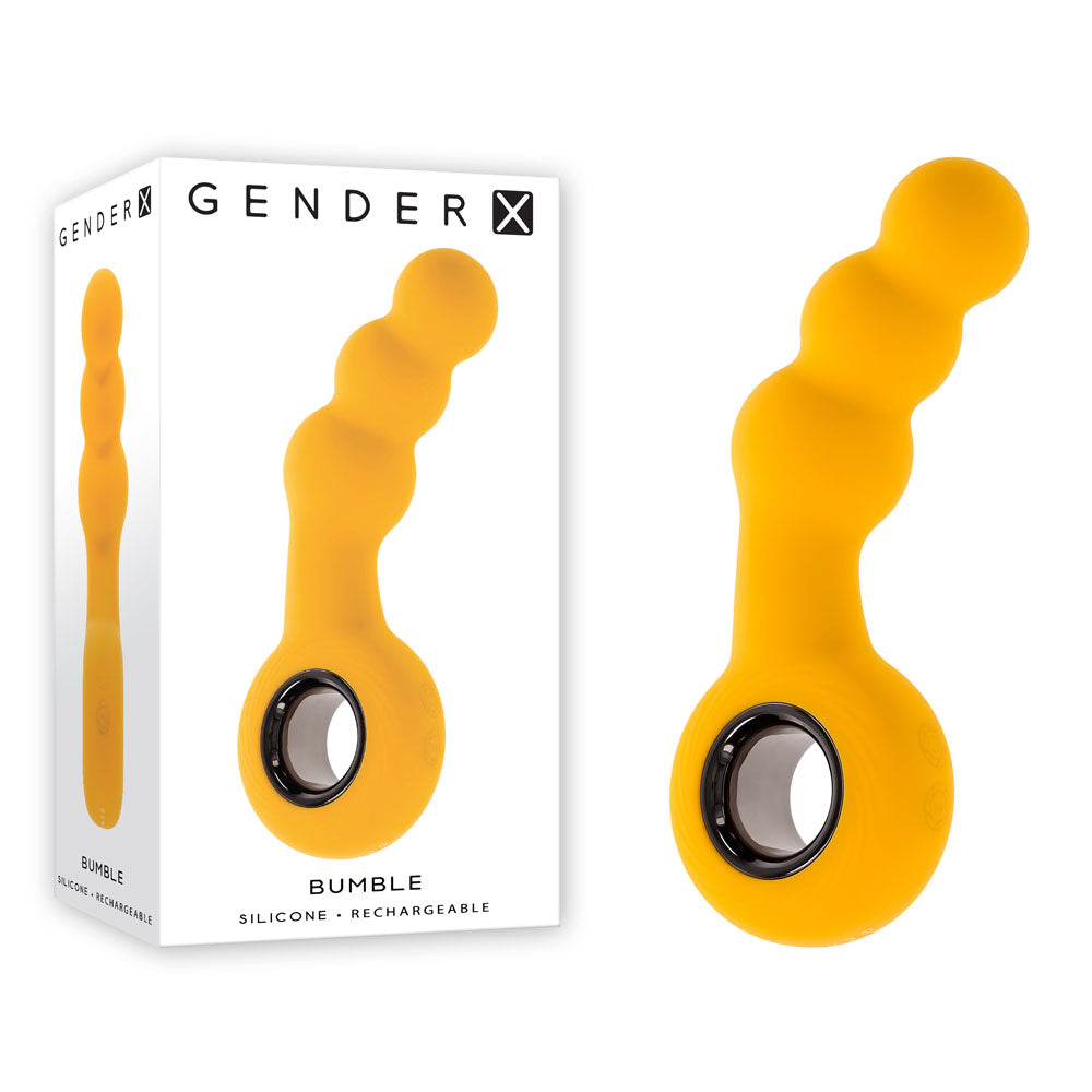 Gender X BUMBLE - Yellow 14.9 cm USB Rechargeable Butt Plug-GX-RS-5049-2