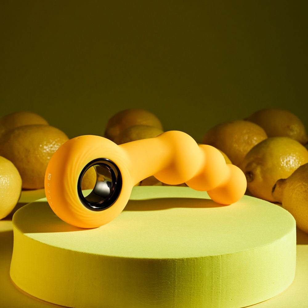 Gender X BUMBLE - Yellow 14.9 cm USB Rechargeable Butt Plug-GX-RS-5049-2