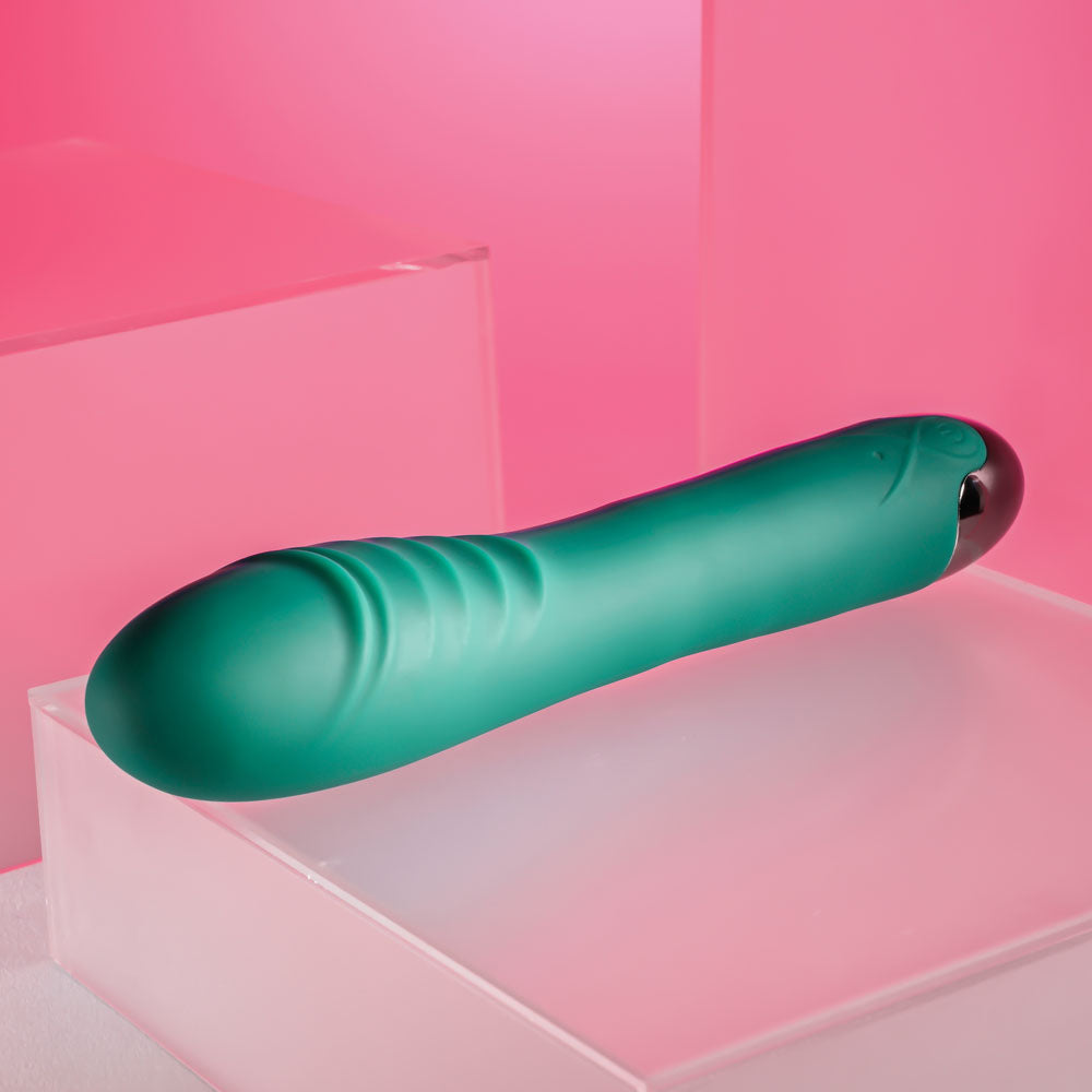 Gender X PIROUETTE - Green 20.6 cm USB Rechargeable Vibrator-GX-RS-5056-2