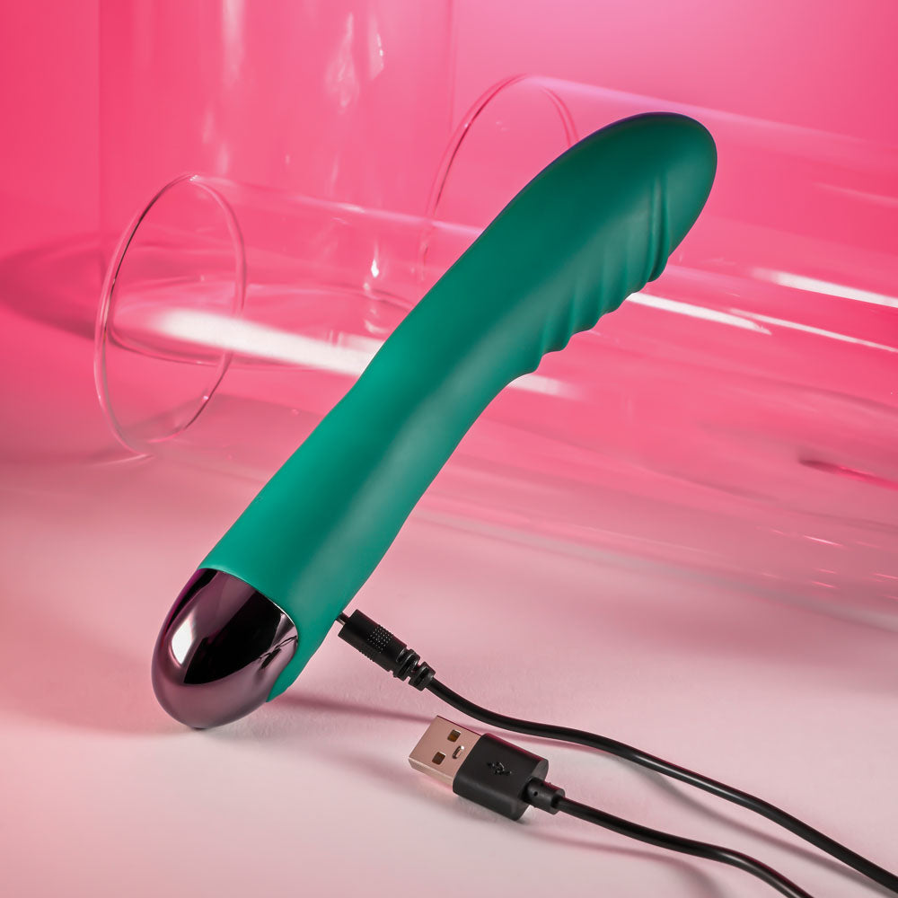 Gender X PIROUETTE - Green 20.6 cm USB Rechargeable Vibrator-GX-RS-5056-2