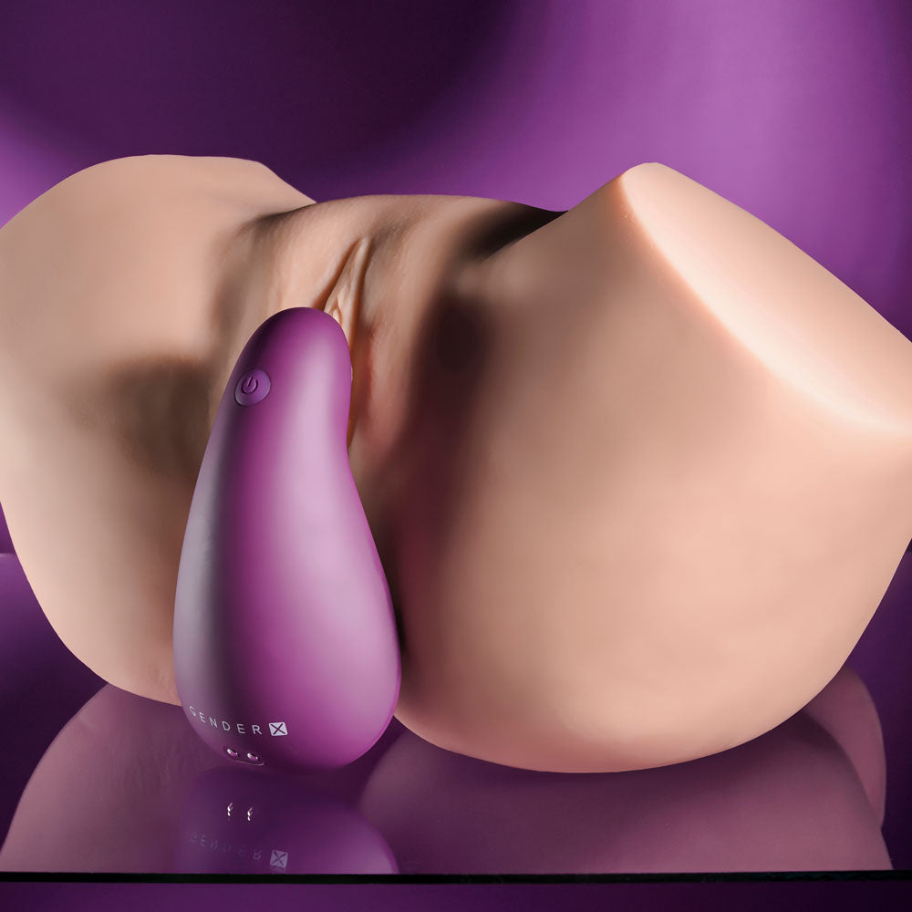 Gender X BJ BUDDY - Purple USB Rechargeable Vibrating Unisex Stimulator - GX-RS-6206-2