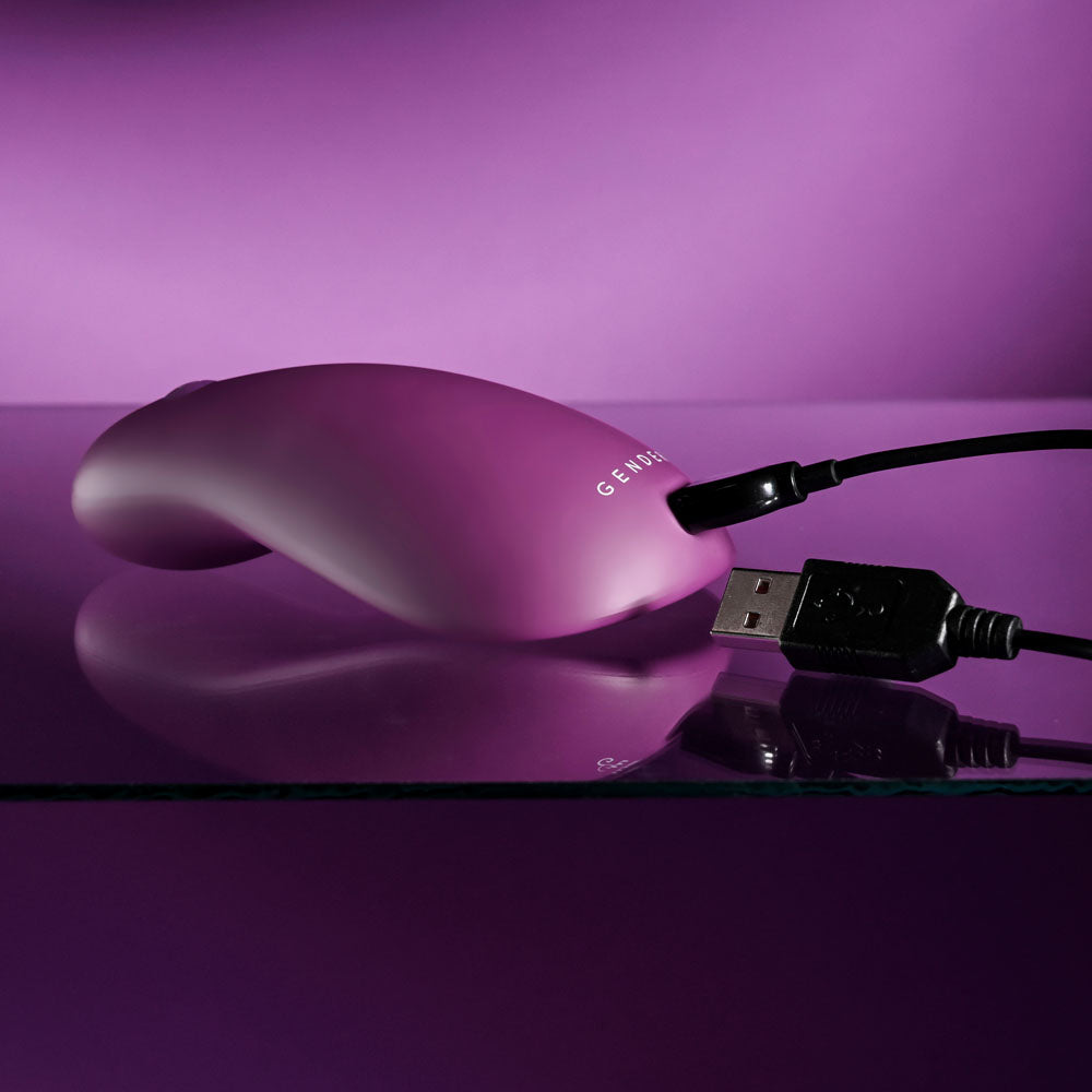Gender X BJ BUDDY - Purple USB Rechargeable Vibrating Unisex Stimulator - GX-RS-6206-2