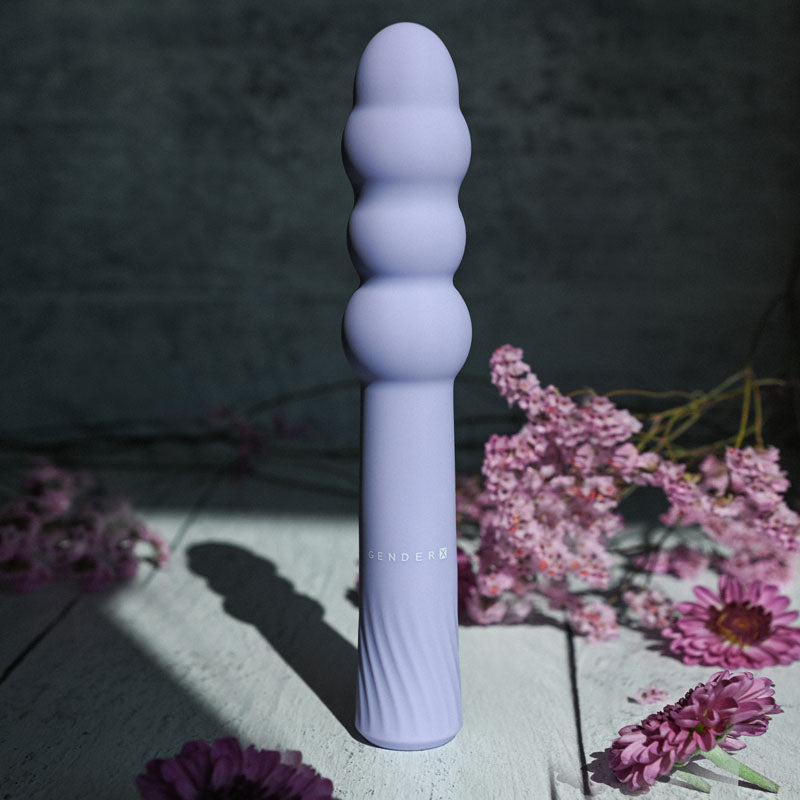 Gender X BUMPY RIDE - Purple 17.4 cm USB Rechargeable Vibrator-GX-RS-8898-2