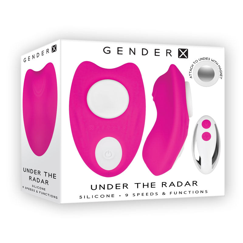 Gender X UNDER THE RADAR - Pink USB Rechargeable Panty Vibe-GX-RS-9093-2