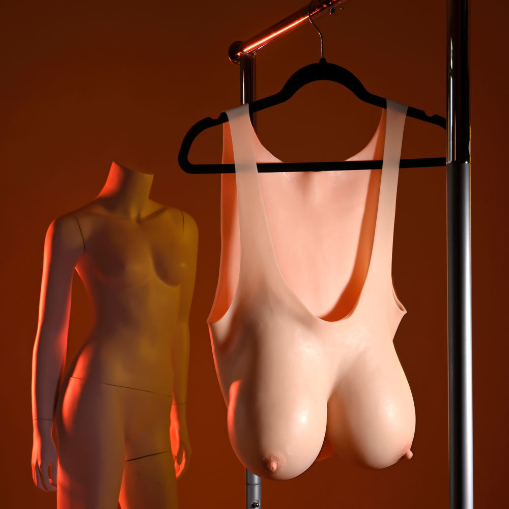 Gender X UNDERGARMENTS - PLATE E-CUP - Light - Flesh Wearable Breasts - E-Cup Size-GX-WR-4028-2