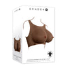 Gender X UNDERGARMENTS - PLATE E-CUP - Dark - Brown Wearable Breasts - E-Cup Size-GX-WR-4035-2