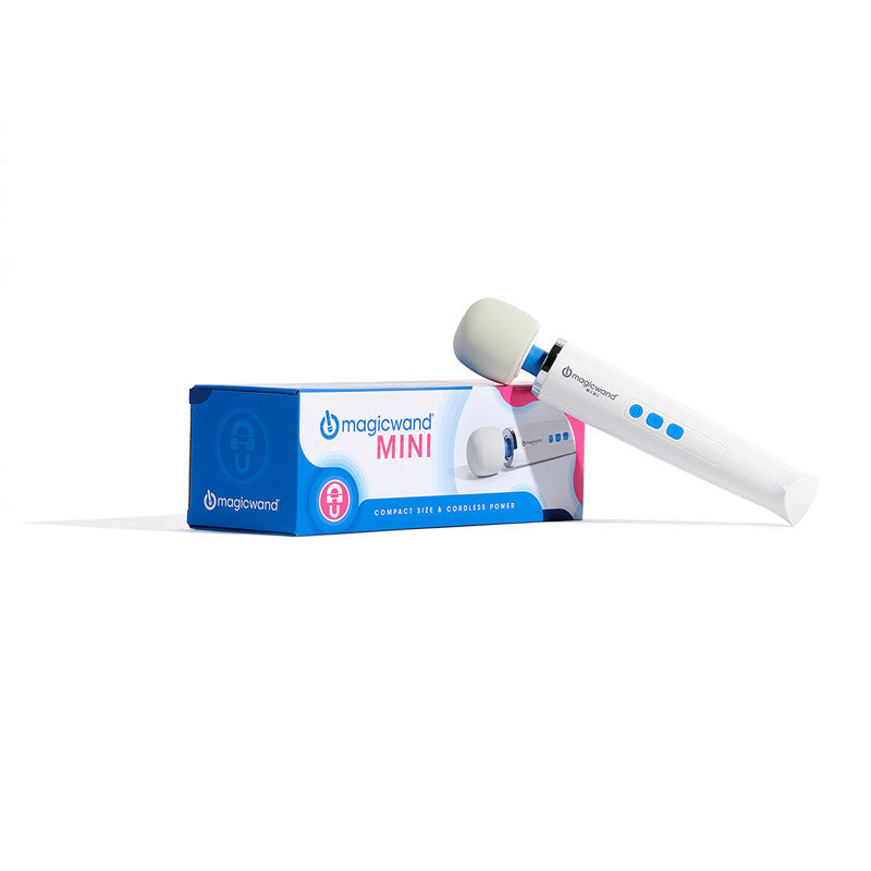 Magic Wand Mini - White Rechargeable Massage Wand-HV-135AU