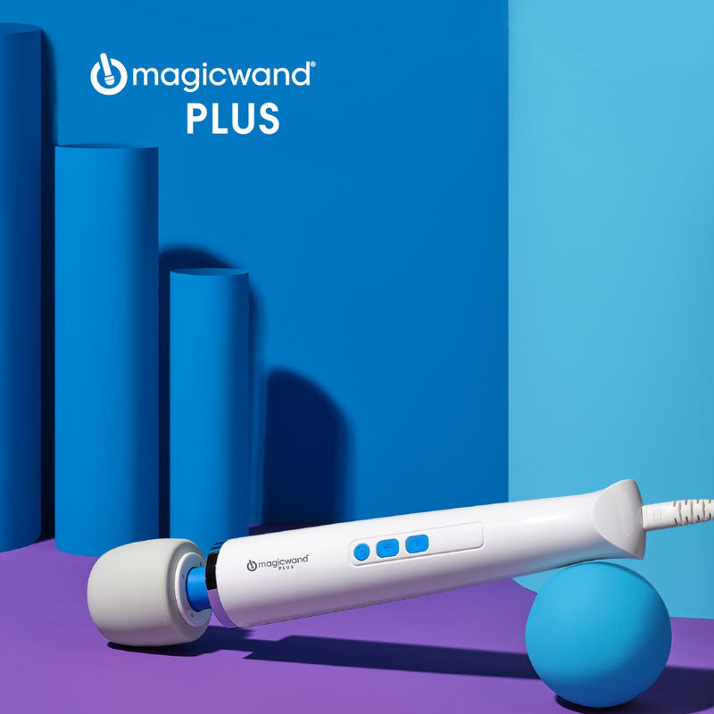 Magic Wand Plus - White Mains Powered Massage Wand-HV-265AU