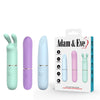 Adam & Eve TRIPLE PLEASURES - Coloured USB Rechargeable Vibrators - Set of 3-I477 0000