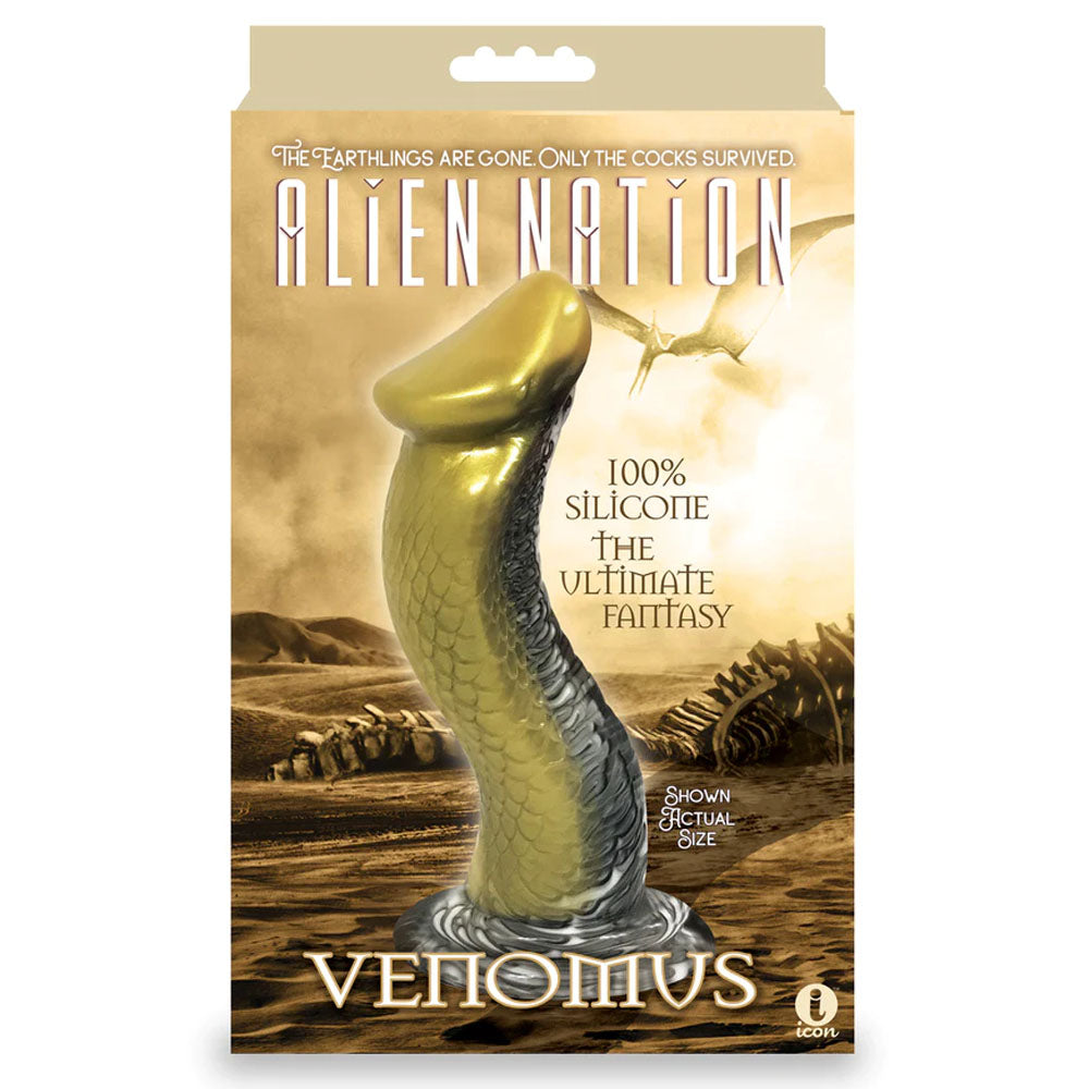 Alien Nation - Venomus - Gold 22.9 cm Snake Fantasy Dong-IC1351