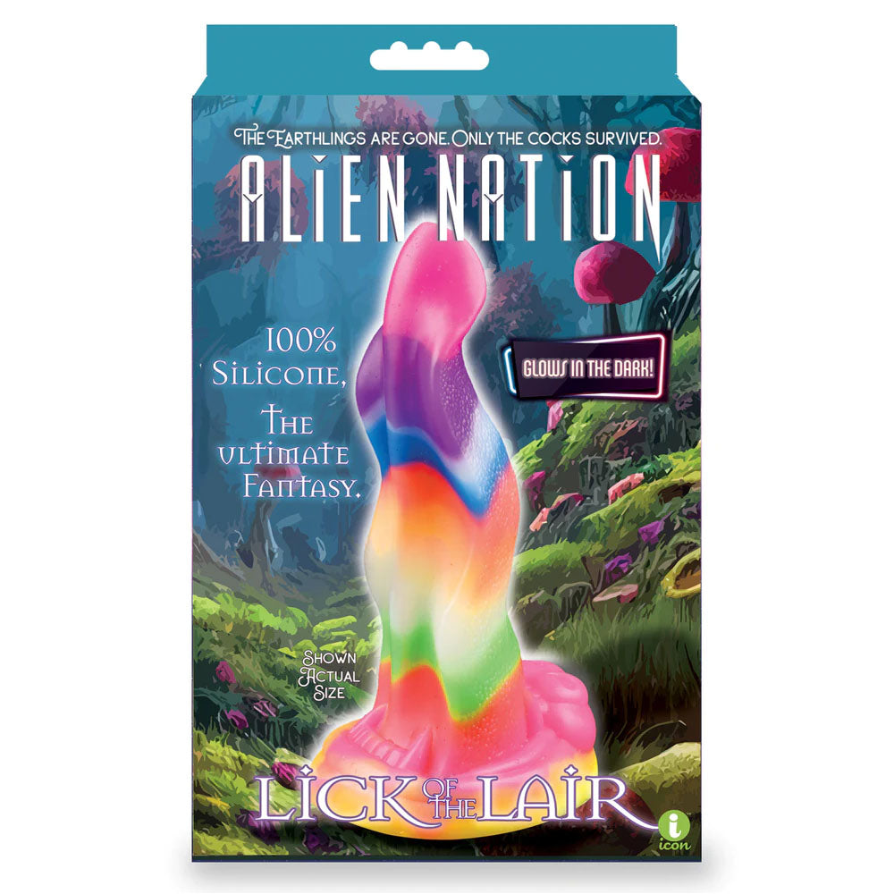 Alien Nation - Lick Of The Lair - Glow in Dark Rainbow 17.8 cm Fantasy Dong-IC1357