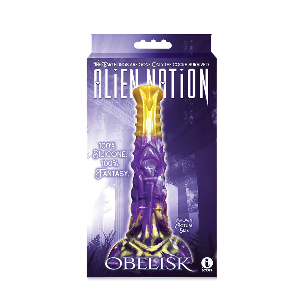 Alien Nation - Obelisk - Purple/Gold 22.2 cm Fantasy Dong-IC1365