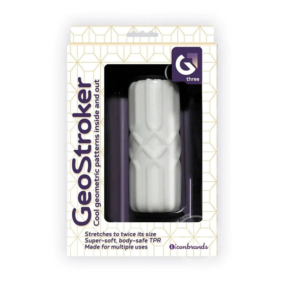 GeoStroker #3 - White 12.7 cm Stroker-IC3106