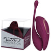 Twitch 2 - Burgundy - Burgundy US Rechargeable Suction Vibrator with Remote Vibrating Egg-INN002BUR