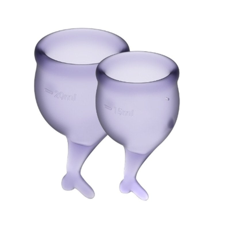 Satisfyer Feel Secure Menstrual Cup (Lilla)-J1766-4