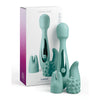 JimmyJane Canna - Teal 21.8 cm Massage Wand with 3 Interchangeable Heads