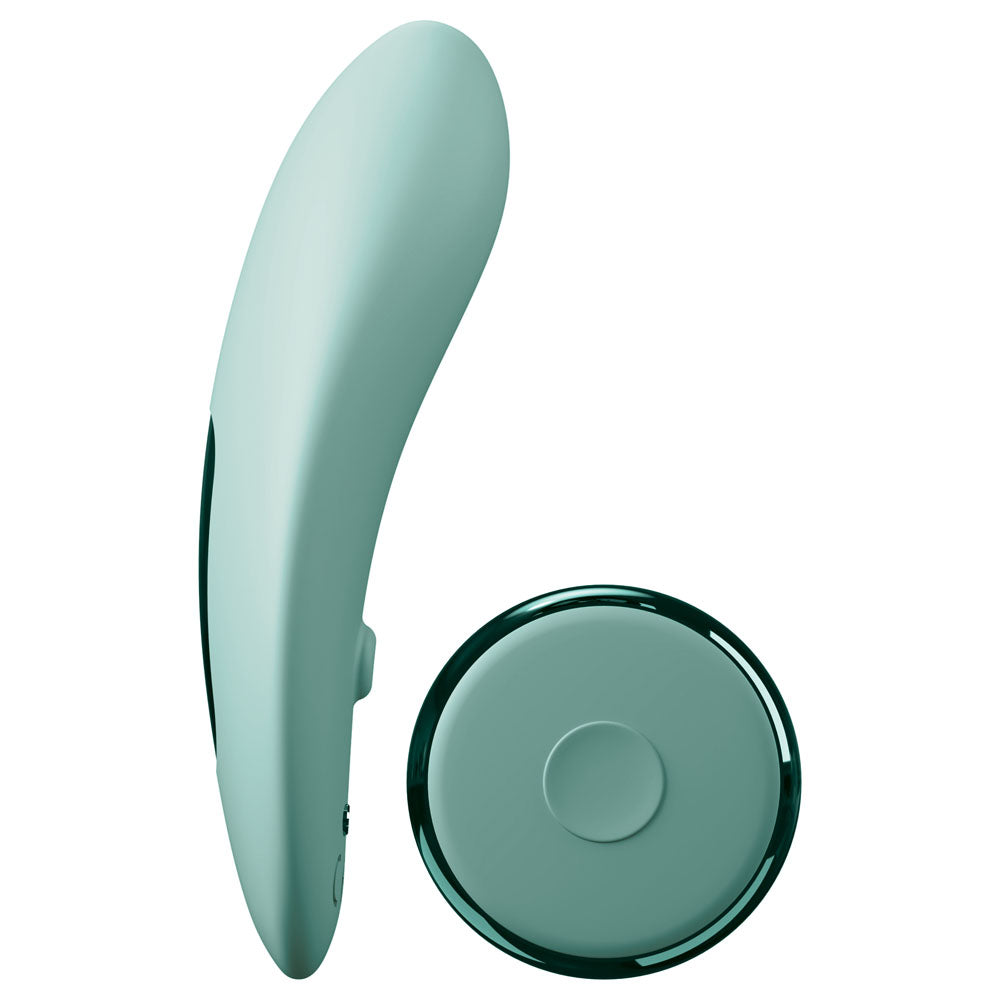 JimmyJane Ascend 3 - Teal 9 cm USB Rechargeable Stimulator with Wireless Remote-JJ10508