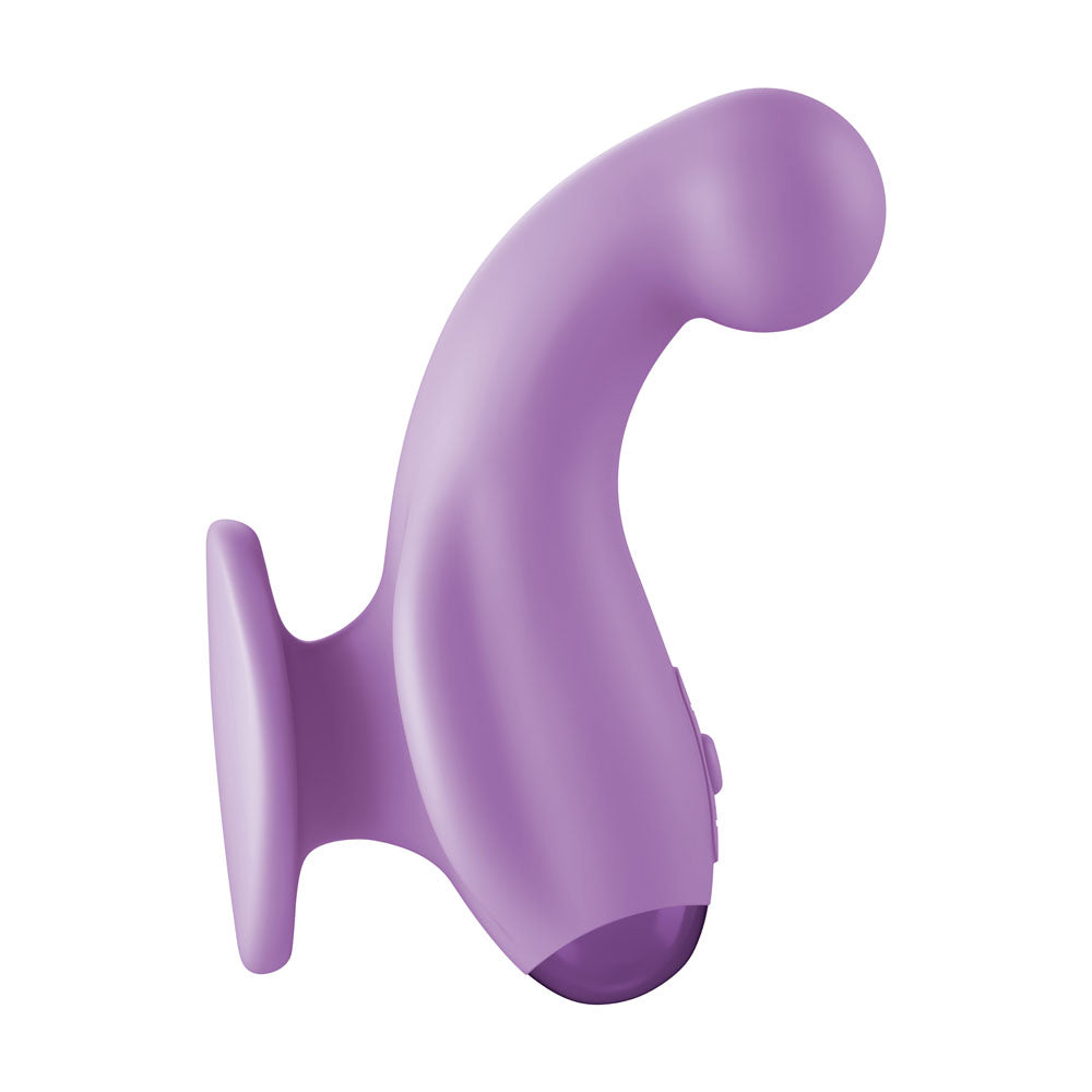 JimmyJane Curved Gripp - Purple USB Rechargeable Finger Stimulator-JJ10523