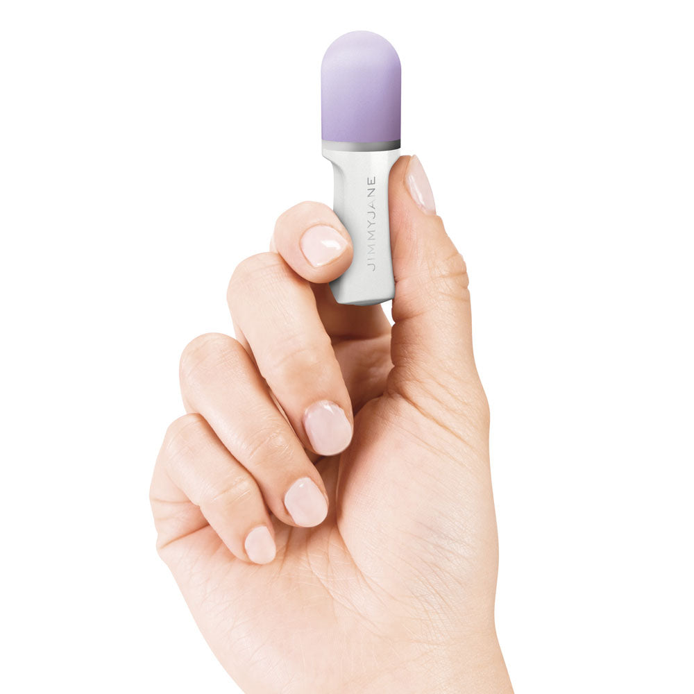 JimmyJane Hello Touch Pro - Purple Vibrating Finger Stimulators with Charging Pod-JJ10525