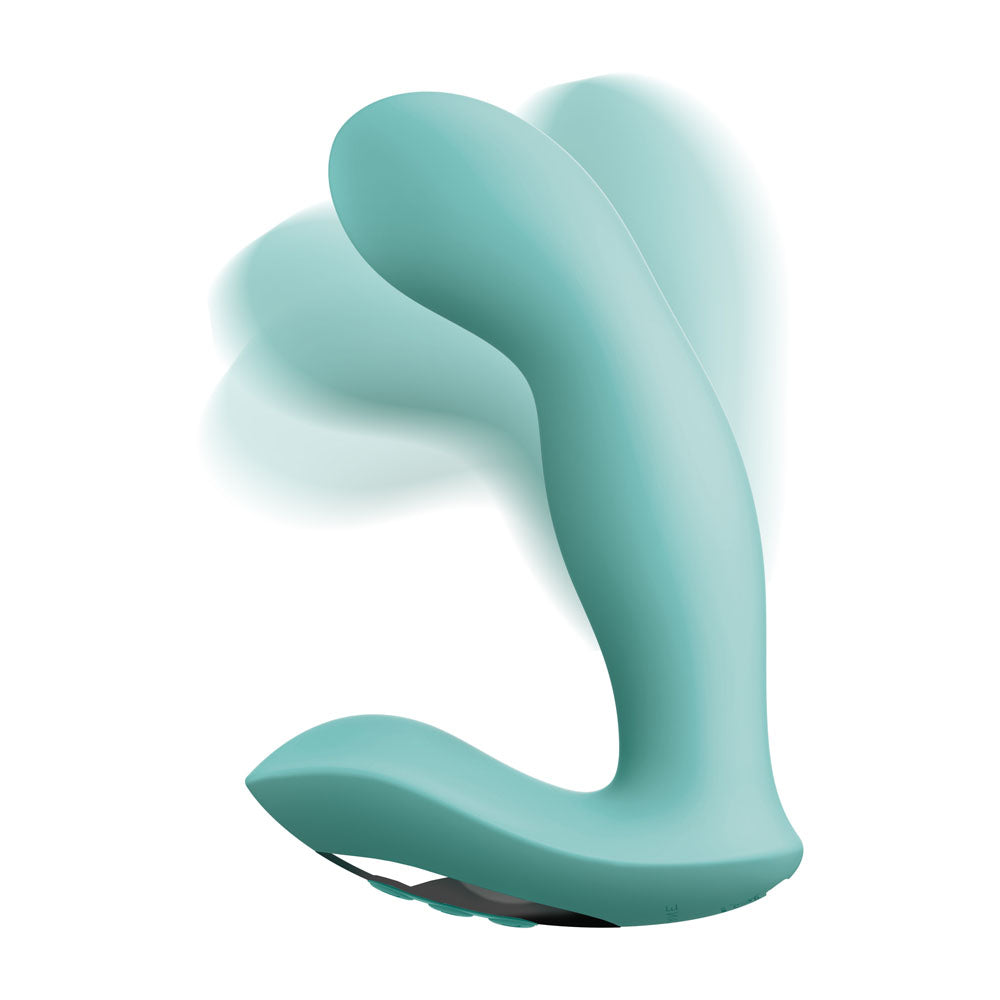 JimmyJane Pulsus G-Spot - Teal 15 cm USB Rechargeable Vibrator with Wireless Remote-JJ10551