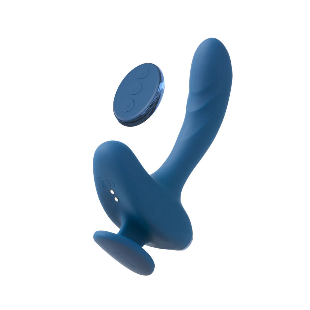 JimmyJane Solis Kyrios - Blue USB Rechargeable Prostate Massager with Remote-JJ10683