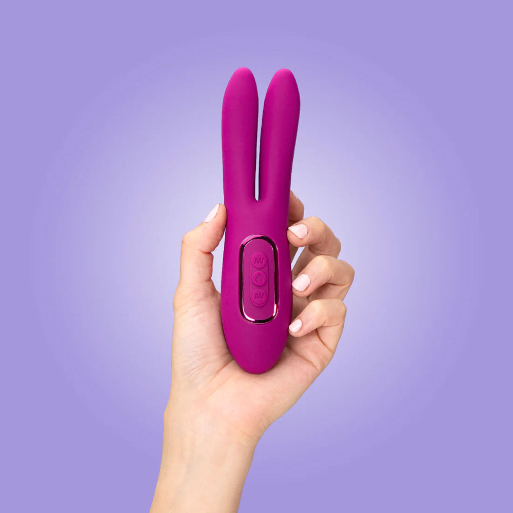 JimmyJane Solis Ascend 2 PRO - Purple 16 cm USB Rechargeable Dual Tip Stimulator-JJ10684