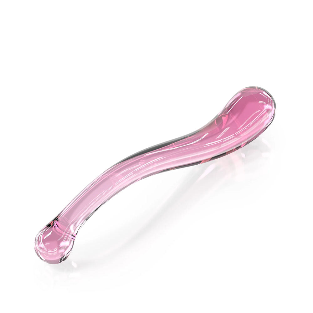 JimmyJane Dillenia Gama - Pink Glass 24.6 cm Dildo-JJ10752