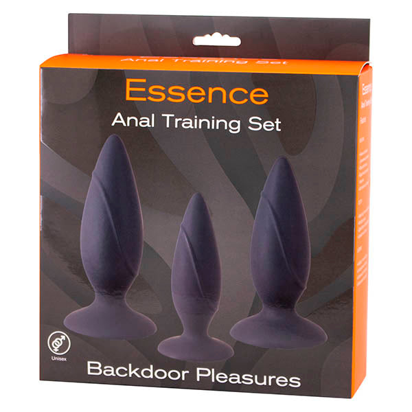 Seven Creations Essence Training Set - Black Butt Plugs - Set of 3 Sizes-K0006B10PGBX