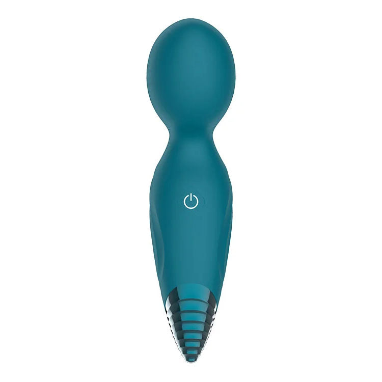 Adam & Eve DEW DROP - Green 12.7 cm USB Rechargeable Mini Massager Wand - L332 0600